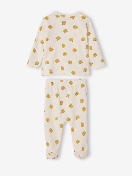 Lot 2 pyjamas garçon coton bio jaune 4 - vertbaudet enfant 