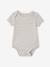 Lot 5 bodies manches courtes lapin nuage écru 3 - vertbaudet enfant 