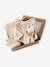 Coffret ensemble bébé fille tricot 3 pièces beige chiné 9 - vertbaudet enfant 