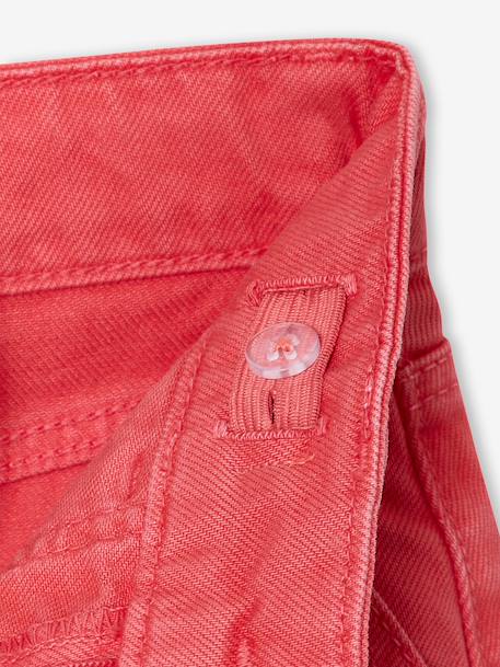 Pantalon fille large MorphogiK medium corail+kaki+vieux rose 3 - vertbaudet enfant 