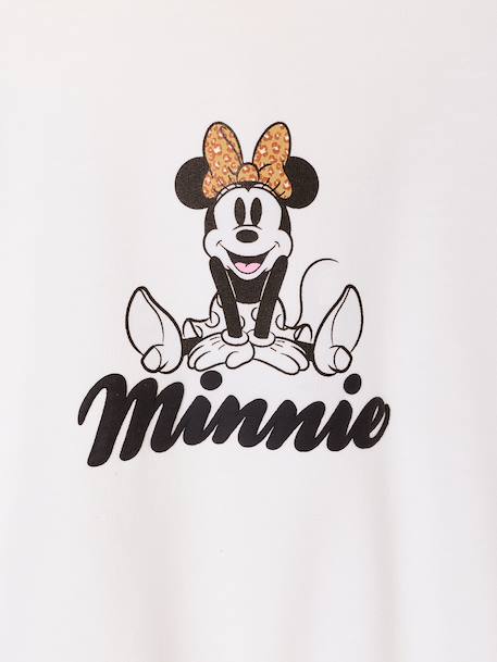 Sweat à capuche Minnie écru 3 - vertbaudet enfant 