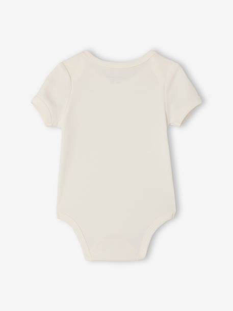 Lot 3 bodies évolutif garçon manches courtes gris chiné 5 - vertbaudet enfant 