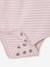 Ensemble bébé body, legging et bonnet rayé rose chiné 7 - vertbaudet enfant 