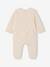 Pyjama naissance en velours écru 2 - vertbaudet enfant 