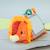 Peluche d’activités bébé avec miroir et textures – Jouet d’éveil sensoriel, dès 3 mois Orange, jaune, bleu 4 - vertbaudet enfant 