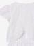 Combinaison pantalon fille en broderie anglaise blanc 4 - vertbaudet enfant 