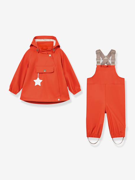 Fille-Manteau, veste-Ensemble de pluie : veste imperméable & pantalon salopette bébé MATWAINIS MINI A TURE