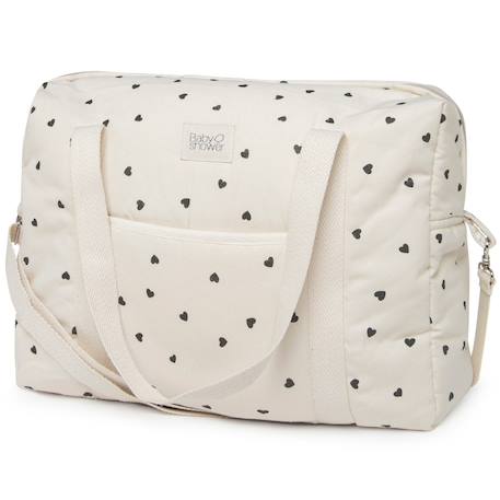 Sac de maternité camila rock & love Ecru, noir 1 - vertbaudet enfant 