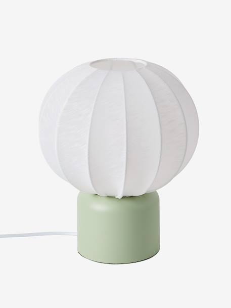 Lampe à poser forme boule pied métal rose+vert sauge 5 - vertbaudet enfant 