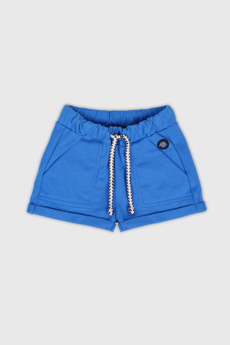 Bermuda en coton bébé Bleu lavande e24+Blue saphir+Placid blue 4 - vertbaudet enfant 