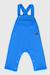Salopette molletonnée en coton bébé Blue saphir+Delhi 1 - vertbaudet enfant 
