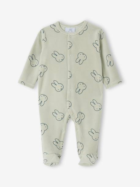 Lot pyjamas naissance bébé mixte Miffy vert de gris 7 - vertbaudet enfant 