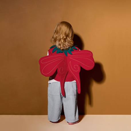 Déguisement fée enfant avec ailes, baguette et bandeau – Dès 3 ans Rouge, jaune, vert 3 - vertbaudet enfant 