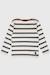 Marinière jacquard en coton enfant Nature/marine deep 1 - vertbaudet enfant 