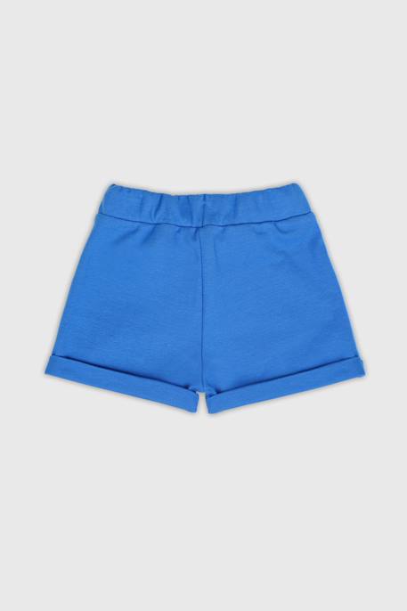 Bermuda en coton bébé Bleu lavande e24+Blue saphir+Placid blue 5 - vertbaudet enfant 
