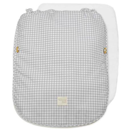 Chancelière mi-saison i love vichy Gris 4 - vertbaudet enfant 