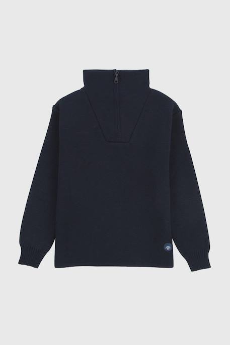 Pull camionneur zippé en laine  guisseny enfant Navire 1 - vertbaudet enfant 