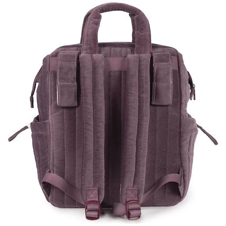 Sac à dos à langer cherry velvet Mauve 4 - vertbaudet enfant 