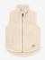 Gilet en polaire Teddy enfants MATBATTAL MINI A TURE cannelle+écru 3 - vertbaudet enfant 