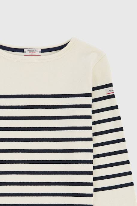 Marinière drisse enfant Nature/rich navy+Rich navy/nature 2 - vertbaudet enfant 