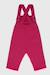 Salopette molletonnée en coton bébé Blue saphir+Delhi 5 - vertbaudet enfant 