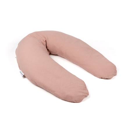 Coussin de grossesse et allaitement comfy big Gris foncé+Rose+Terracotta 6 - vertbaudet enfant 