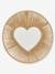 Miroir coeur en corde de papier beige 2 - vertbaudet enfant 