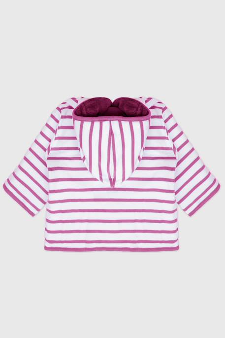 Veste réversible molletonnée en coton bébé Blanc / cobalto+Blanc / lupin 5 - vertbaudet enfant 