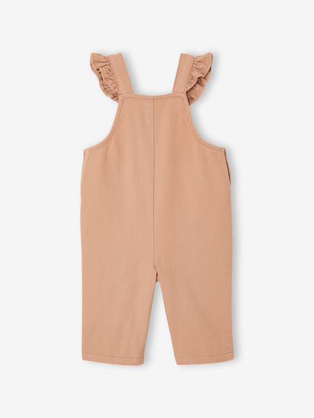 Salopette bébé fille en twill noix de pécan 2 - vertbaudet enfant 