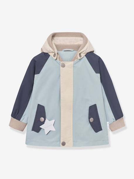 Veste doublée à capuche bébé MATWALLY MINI A TURE bleu clair 3 - vertbaudet enfant 