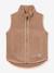 Gilet en polaire Teddy enfants MATBATTAL MINI A TURE cannelle+écru 1 - vertbaudet enfant 