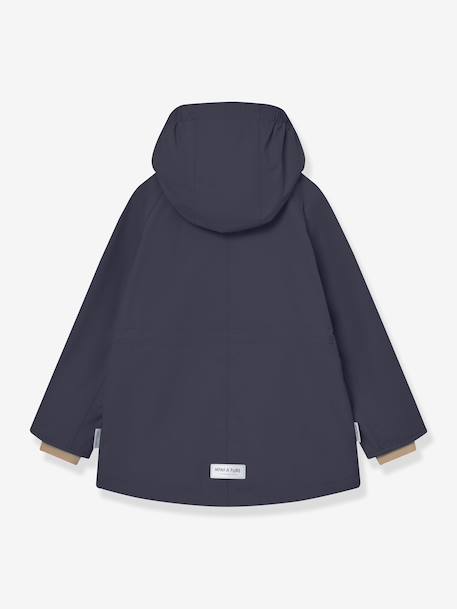 Parka mi-saison fille MATALLURE bleu foncé+marine+tomette 6 - vertbaudet enfant 