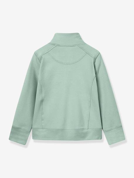 Veste polaire enfant à fermeture zippée MATBERKAN MINI A TURE menthe+vieux rose 2 - vertbaudet enfant 
