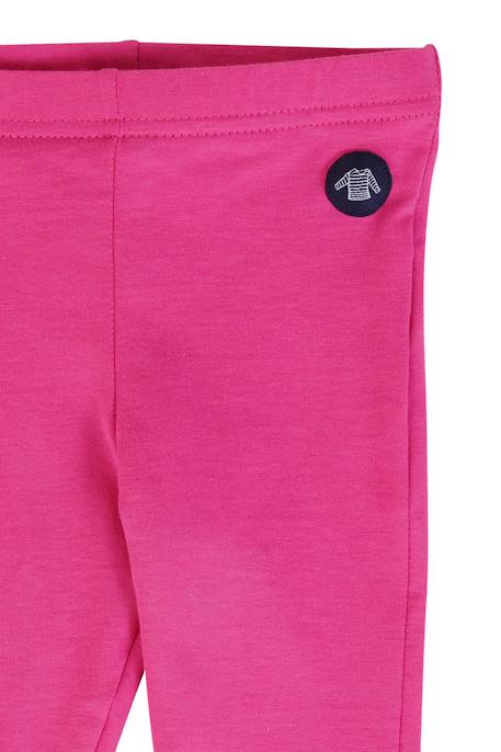Legging en coton léger bébé Bleu lavande e24+Fucsia+Milk+Rouge red 5 - vertbaudet enfant 