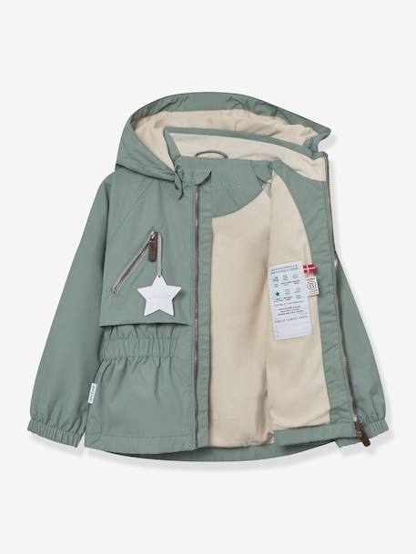 Veste mi-saison imperméable fille avec doublure polaire MATALGEA bois de rose+lilas poudré+rose poudré+vert sauge 21 - vertbaudet enfant 