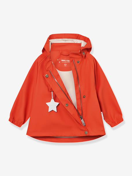 Ensemble de pluie : veste imperméable & pantalon salopette bébé MATWAINIS MINI A TURE mauve+tomette 8 - vertbaudet enfant 