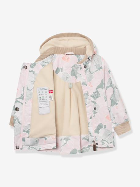Veste matelassée à capuche bébé MATWIAMI MINI A TURE rose poudré 2 - vertbaudet enfant 