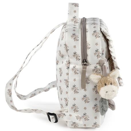 Sac à dos enfant léger en polyester – Idéal crèche, promenades Gris, rose 4 - vertbaudet enfant 