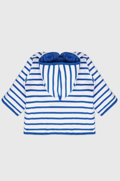 Veste réversible molletonnée en coton bébé Blanc / cobalto+Blanc / lupin 2 - vertbaudet enfant 