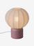 Lampe à poser forme boule pied métal rose+vert sauge 3 - vertbaudet enfant 