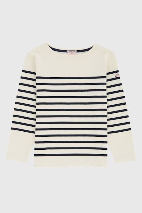 Marinière drisse enfant Nature/rich navy+Rich navy/nature 1 - vertbaudet enfant 
