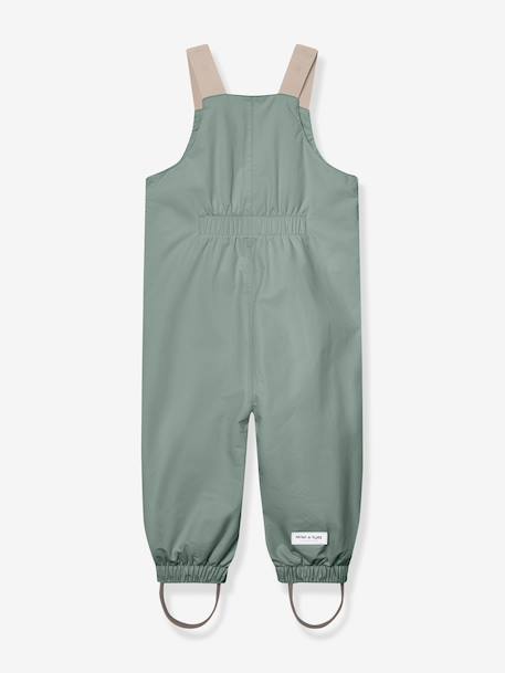 Salopette imperméable bébé MATWALENTAYA MINI A TURE bleu foncé+tomette+vert sauge 8 - vertbaudet enfant 