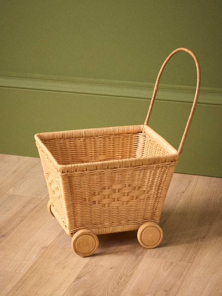 Chariot enfant en rotin Naturel 1 - vertbaudet enfant 