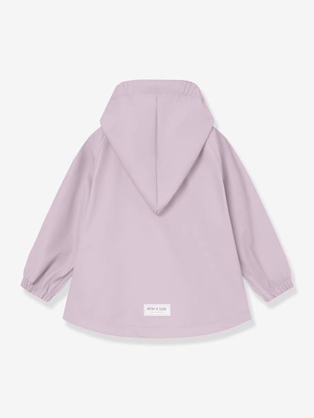 Ensemble de pluie : veste imperméable & pantalon salopette bébé MATWAINIS MINI A TURE mauve+tomette 5 - vertbaudet enfant 