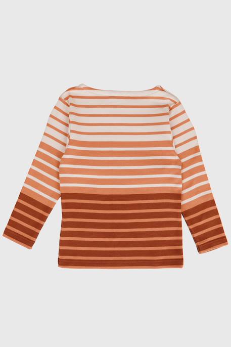 Marinière en coton épais enfant Scotch / coral gold / sequ 2 - vertbaudet enfant 