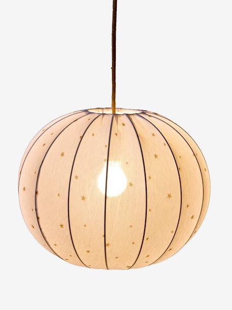 Abat jour boule en tissu pour suspension beige 3 - vertbaudet enfant 