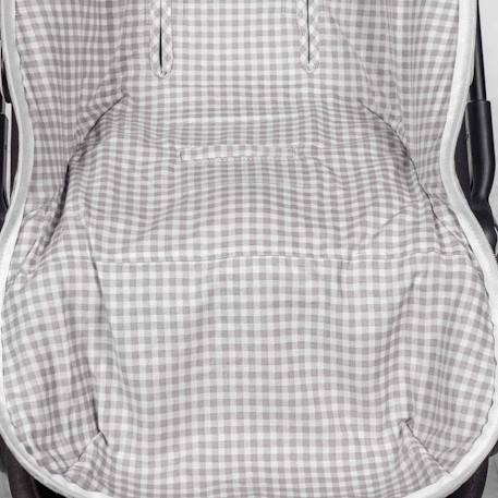 Chancelière mi-saison i love vichy Gris 5 - vertbaudet enfant 