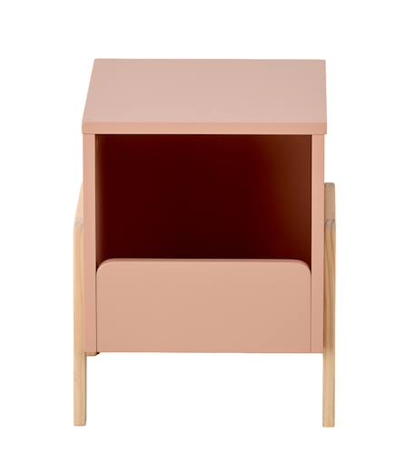 Chevet enfant LIGNE RÉTRO blanc+rose pâle 8 - vertbaudet enfant 