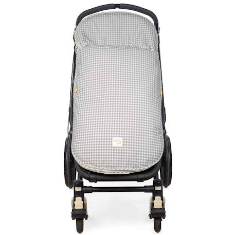 Chancelière mi-saison i love vichy Gris 1 - vertbaudet enfant 