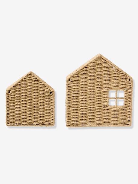Lot 2 étagères maison beige 4 - vertbaudet enfant 